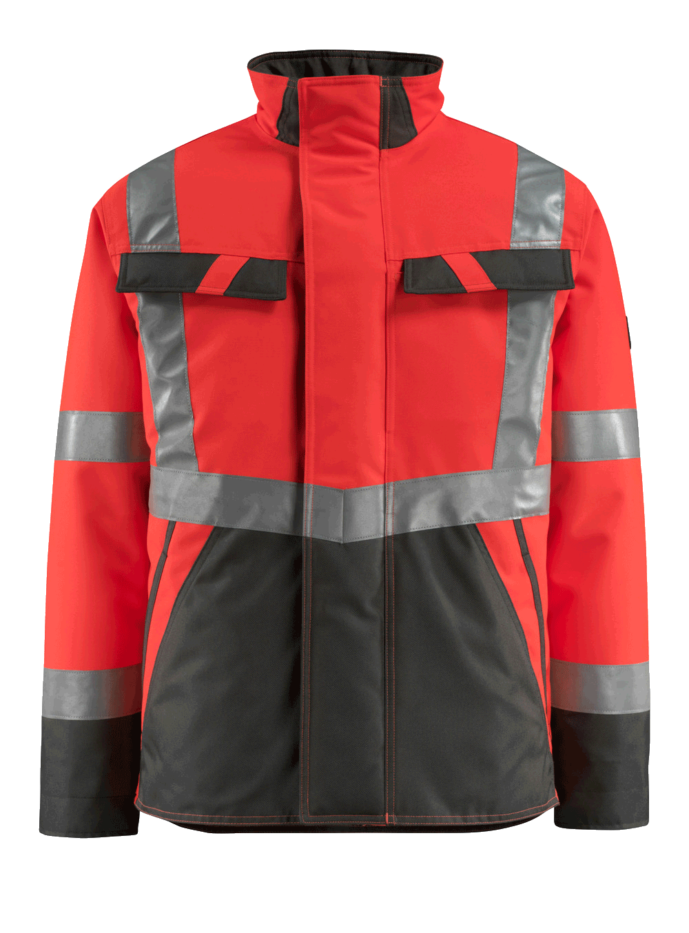 hi-vis rot/dunkelanthrazit 22218