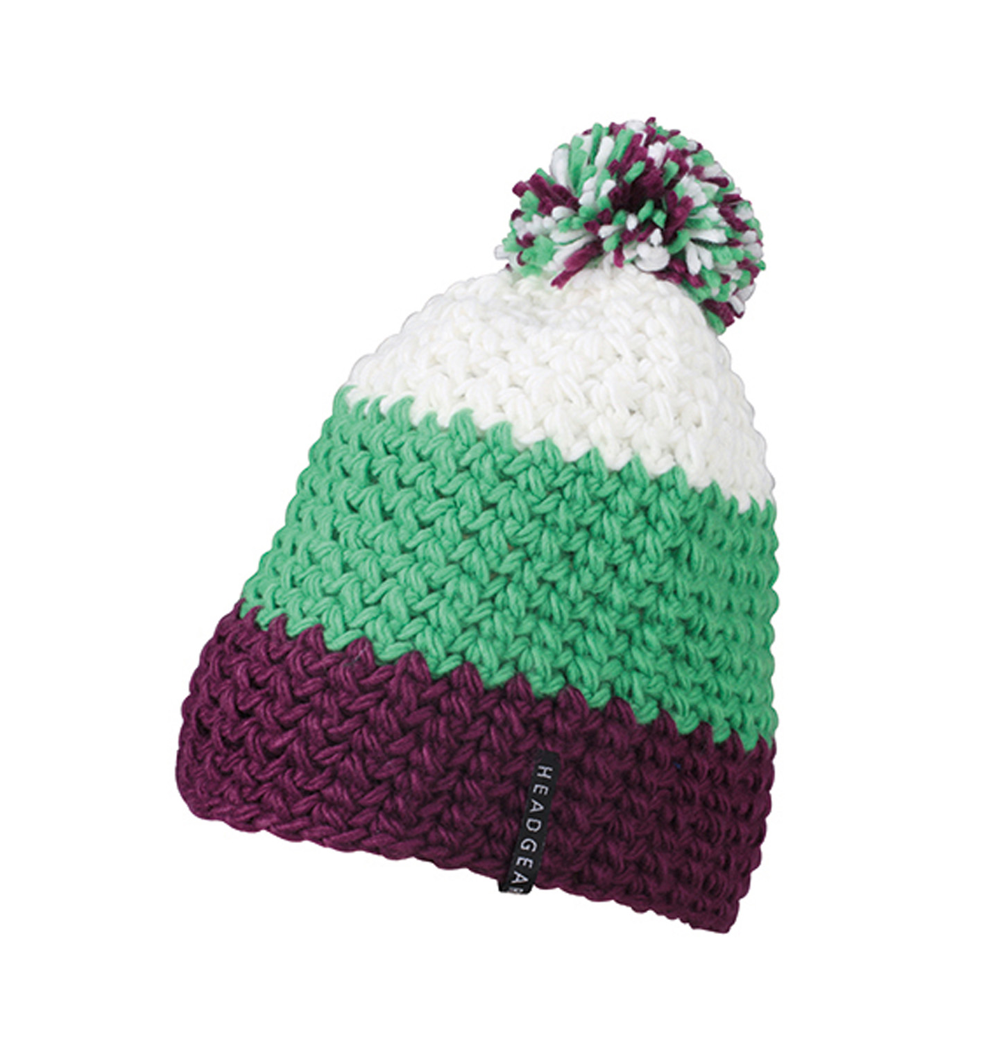 Mütze Myrtle Beach Crocheted Cap with Pompon MB7940