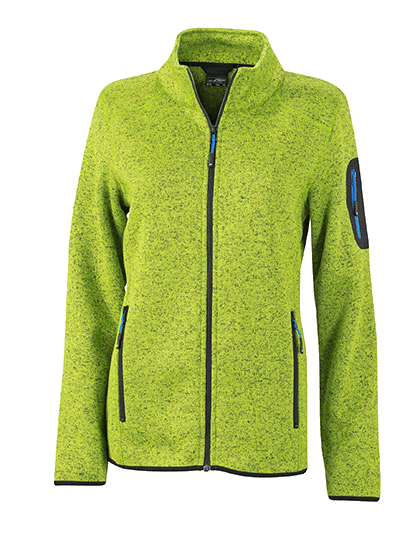 Damen Strickfleecejacke James&Nicholson Knitted JN761