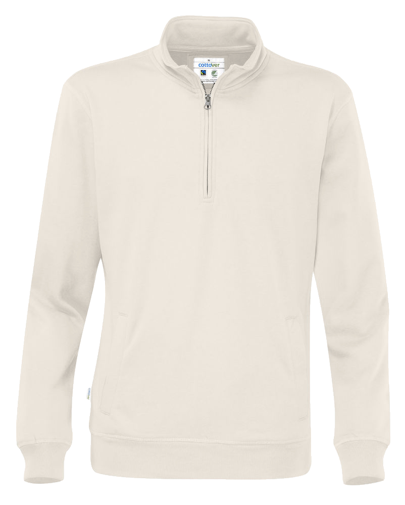 Herren Pullover mit Zipper Cottover Half Zip 141012