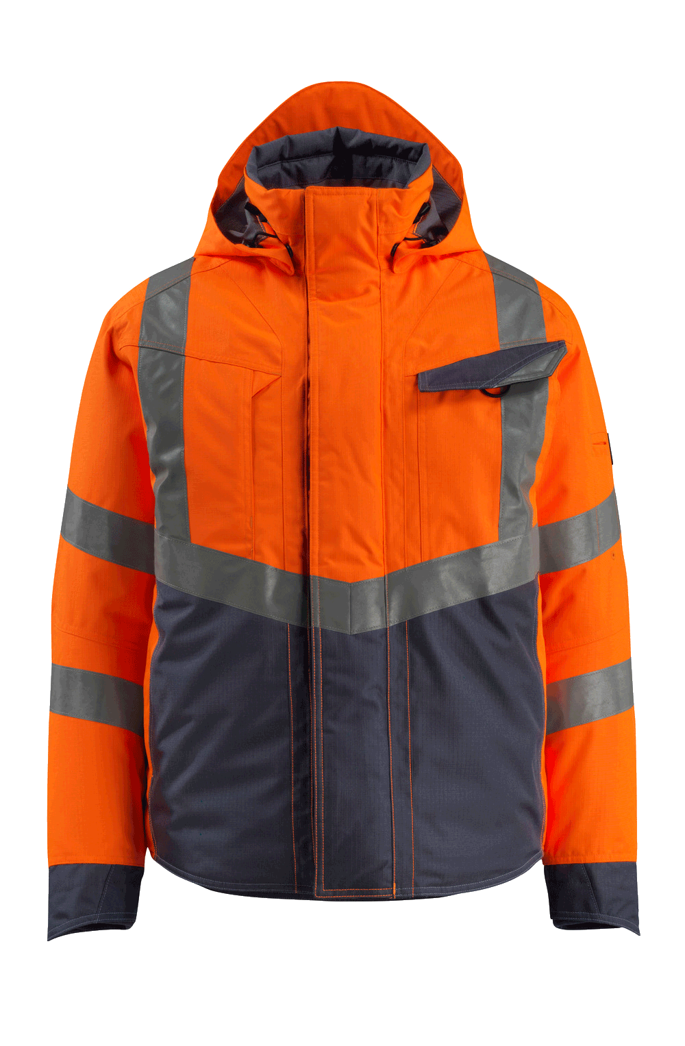 hi-vis orange/schwarzblau 14010