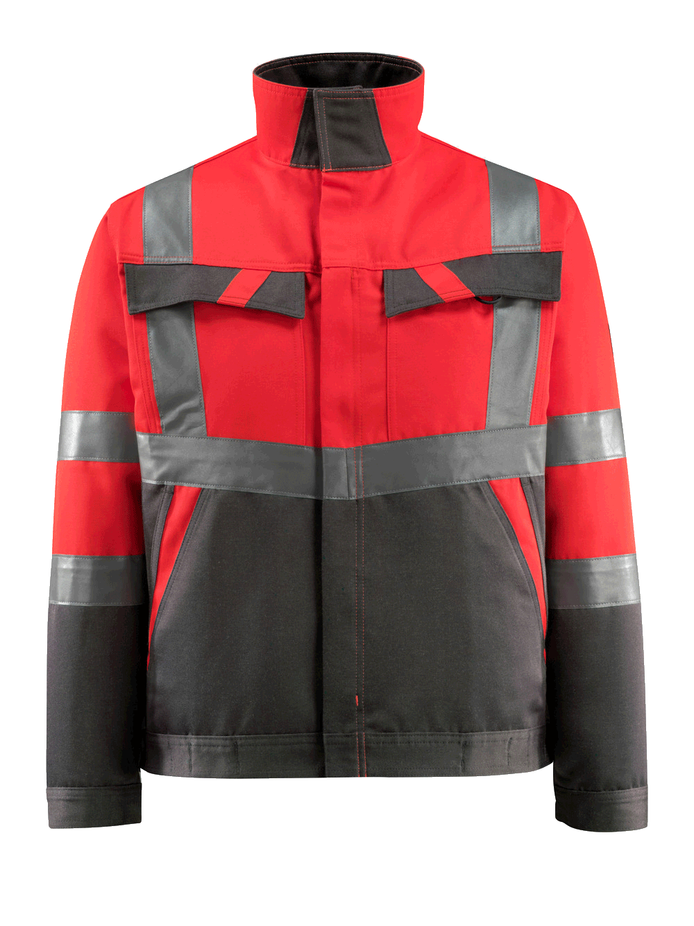 hi-vis rot/dunkelanthrazit 22218