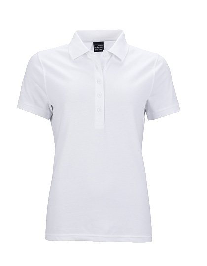 Damen Poloshirt kurzarm James&Nicholson Elastic JN709