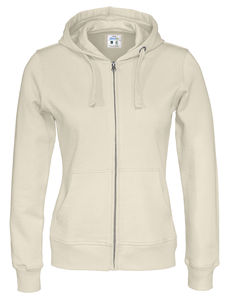 Damen Kapuzenjacke Cottover Full Zip Hoody 141009