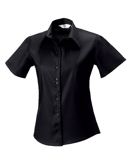 Damen Bluse kurzarm Russell Ultimate Non-Iron R-957F-0