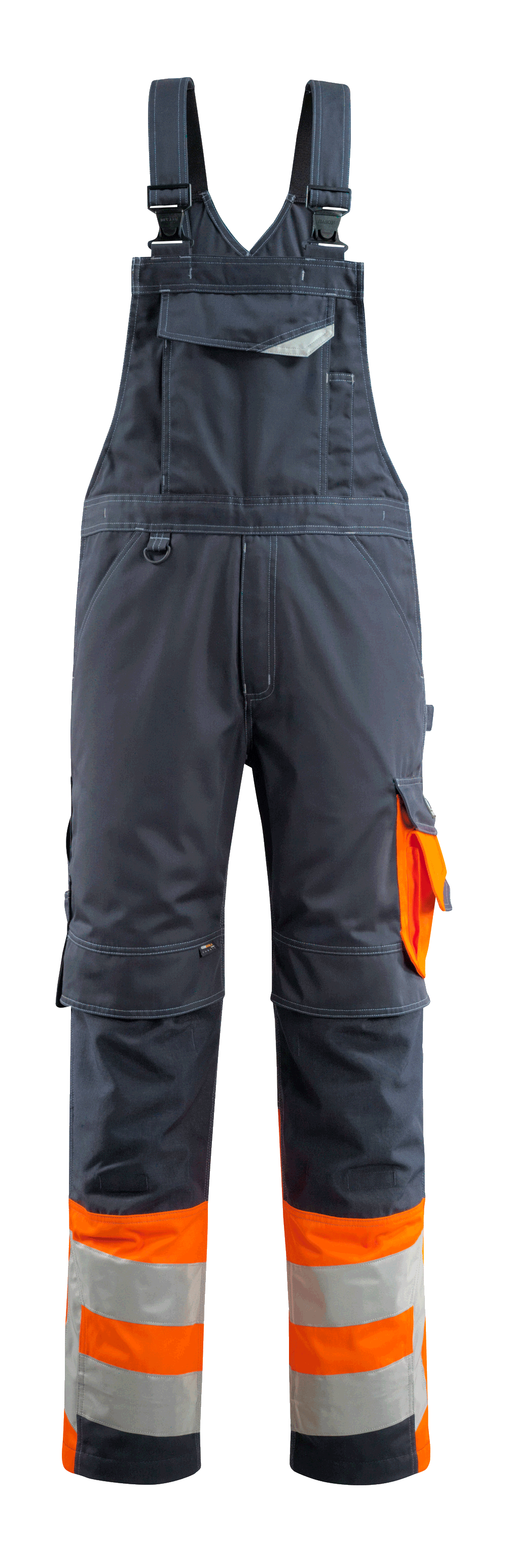 schwarzblau/hi-vis orange 01014