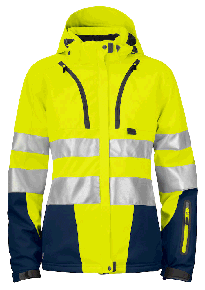 Damen Sicherheits - Winterjacke Projob 6424 EN ISO 20471 KLASSE 3 646424