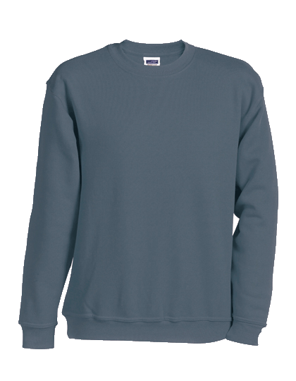 Herren Pullover James&Nicholson Round Sweat Heavy JN040