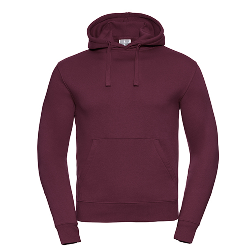 Herren Kapuzenpullover Russell Authentic Hooded Sweat R-265M-0 Burgundy