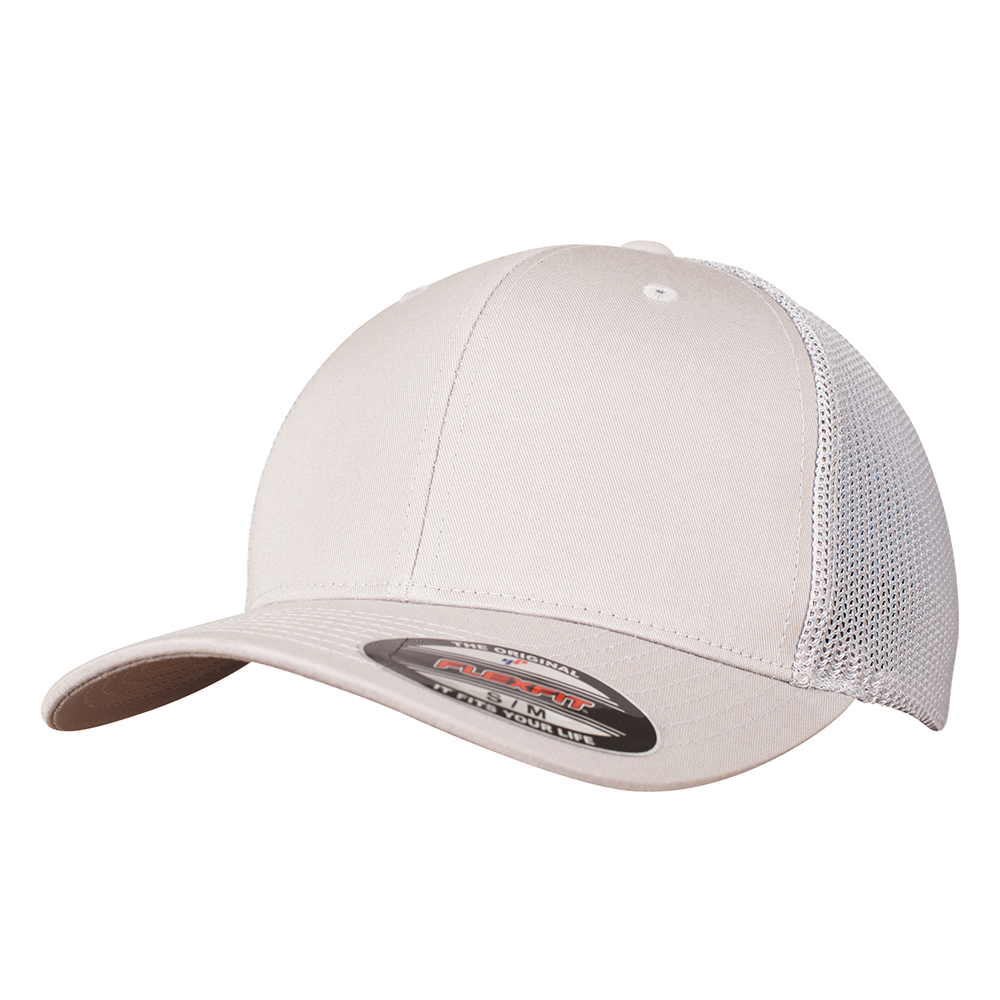 Cap FLEXFIT Mesh Trucker Cap 6511 Silver